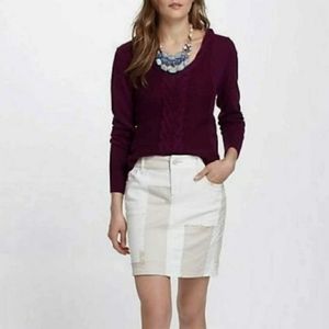 Pilcro & the Letterpress Patchwork Twill Corduroy Mini Skirt - Size 26